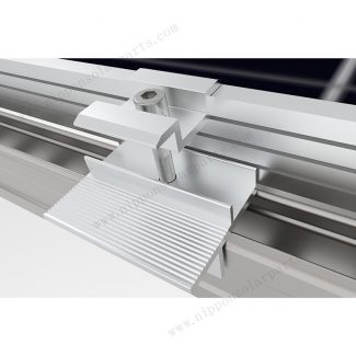 カーボンスチール架台W型傾斜地